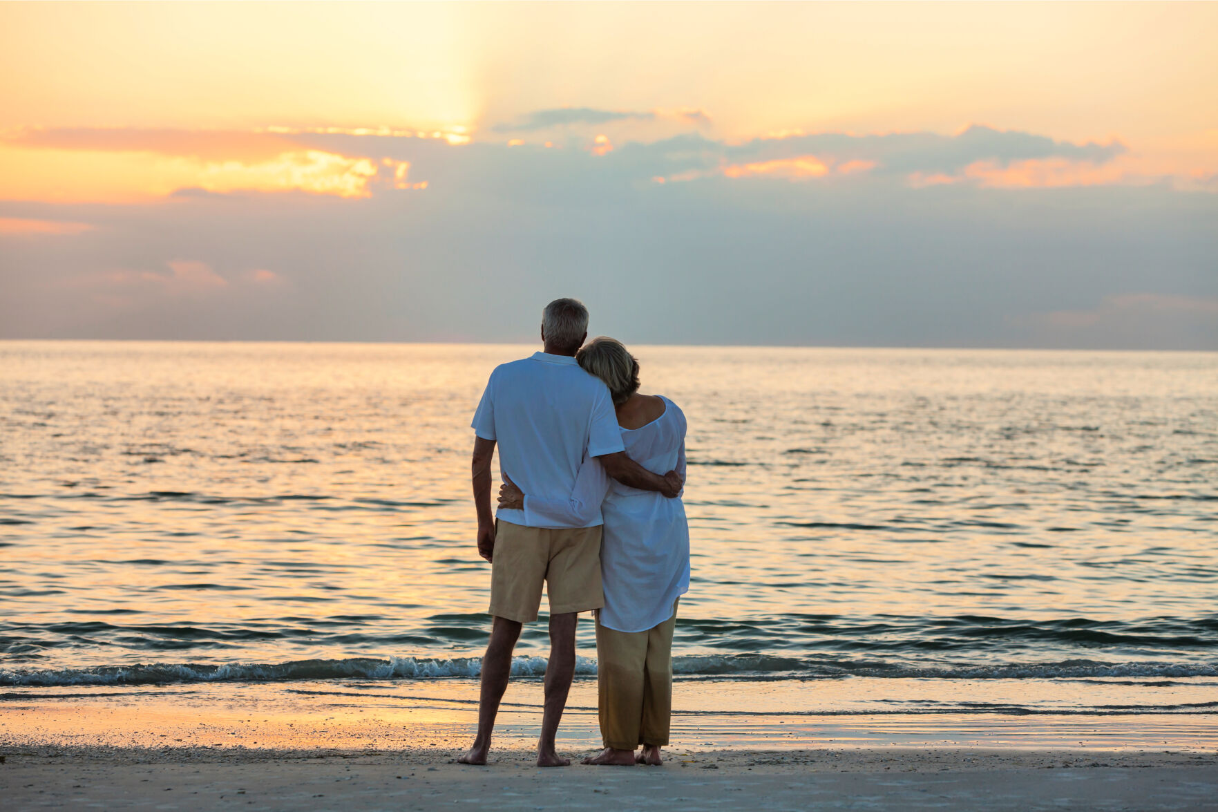 Boomer beach couple